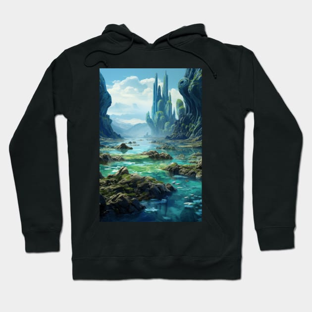 Alien world Hoodie by TheMadSwede